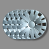 Citroen C4 Picasso 1998/2008 Kit 4 wheel caps 15" without logo