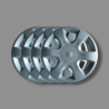 Renault Trafic Kit 4 wheel caps 16" without logo