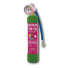 Kältemittelgas R410a in 780-g-Flasche mit Manometer und Schlauch mit 5/16-Zoll-Anschluss