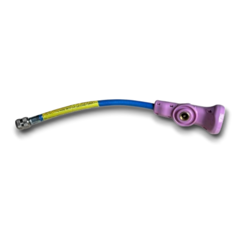 Manometro per bombola gas R410a raccordo F 1/2" SX x M 5/16"