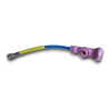Manometer for R410a gas cylinder, F 1/2" SX x M 5/16" connection