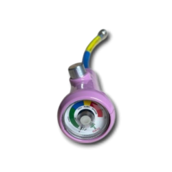 Manometer for R410a gas cylinder, F 1/2" SX x M 5/16" connection