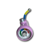 Manometer for R410a gas cylinder, F 1/2" SX x M 5/16" connection