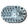 Citroen C4 Picasso 1998/2008 Kit 4 wheel caps 15" without logo