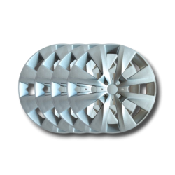 Peugeot 207 Kit 4 coppe ruota 15" senza logo