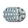 Peugeot 207 Kit 4 coppe ruota 15" senza logo