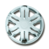 Renault Master 1998/2014 Kit 4 wheel caps 16" without logo