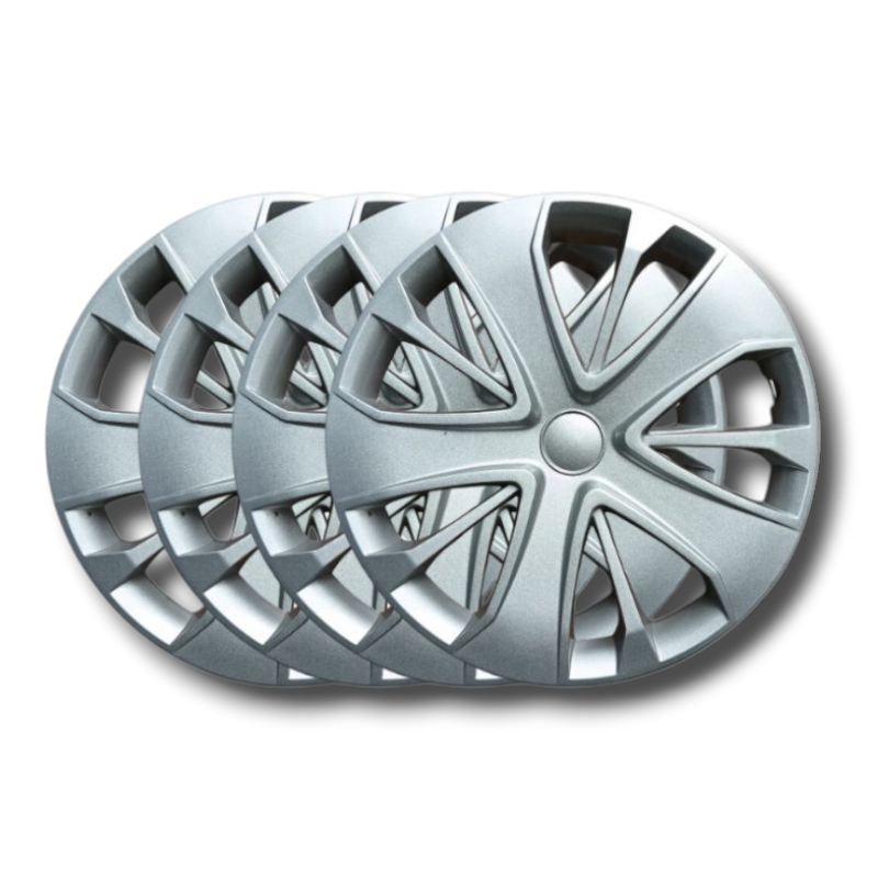 thumbnail image 2 of Set Of 4 15" Wheel Trims / Hubcaps To Fit Renault Clio – Silver, Brand New 2 of 6