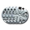 Renault Clio IV 2016 Kit 4 wheel caps 15" without logo