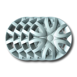 Renault Clio IV 2016 Kit 4 wheel caps 15" without logo