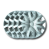 Renault Clio IV 2016 Kit 4 wheel caps 15" without logo
