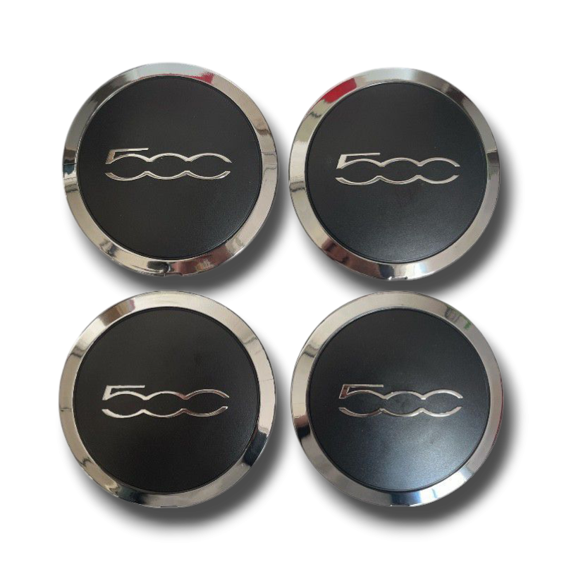 Fiat 500 2007 Kit 4 hubcaps Diameter 13.5 cm