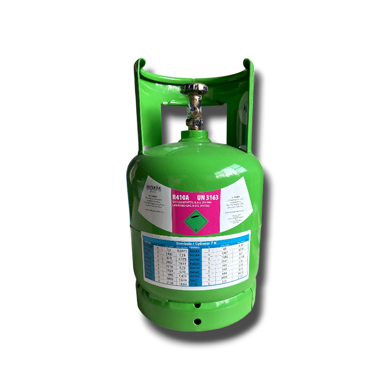 Recharge de gaz réfrigérant R410a en bouteille de 5Kg avec valve 1/4″ SAE
