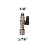 Recharge de gaz réfrigérant R410a en bouteille de 780g valve SAE 5/16 avec robinet 1/4"