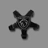 Peugeot 3008 2024 Cache boulon de roue d'origine noir total